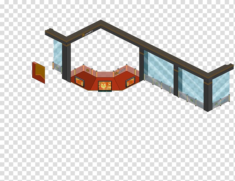 Habbo Room McDonald\'s YouTube Hotel, mcdonalds transparent background PNG clipart