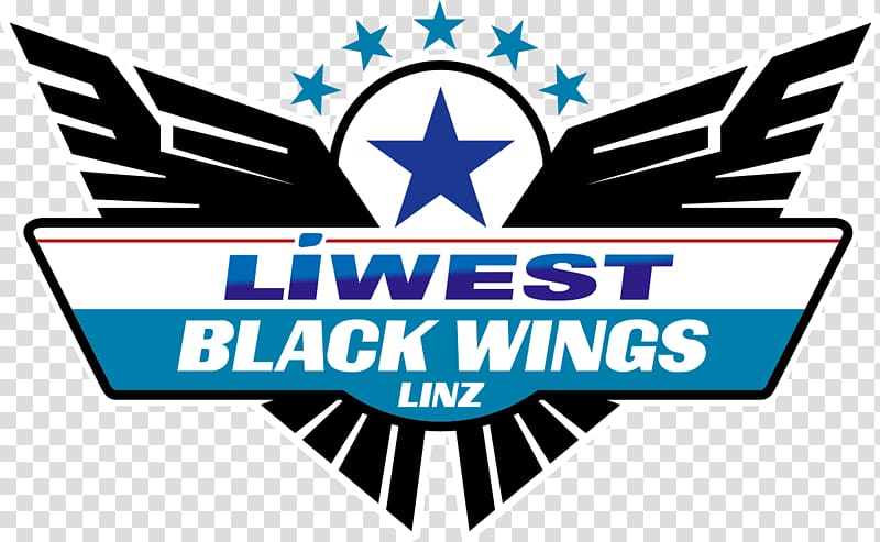 EHC Black Wings Linz Austrian Hockey League Donauhalle EC Red Bull Salzburg Erste Bank Young Stars League, Wings black transparent background PNG clipart