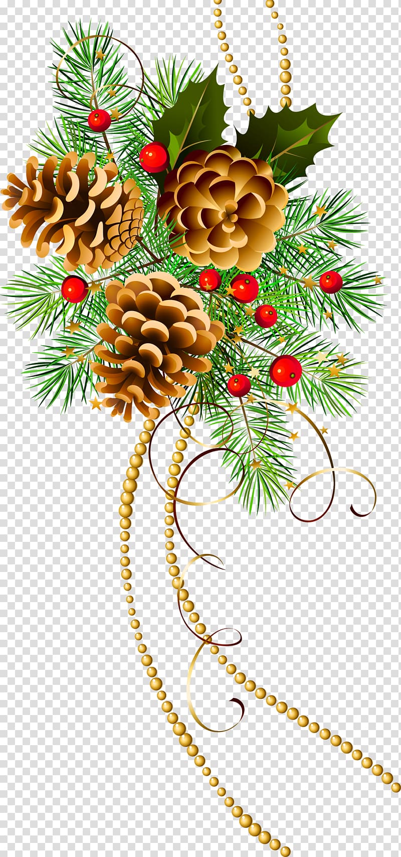 Christmas tree Pine Conifer cone , pine cone transparent background PNG clipart