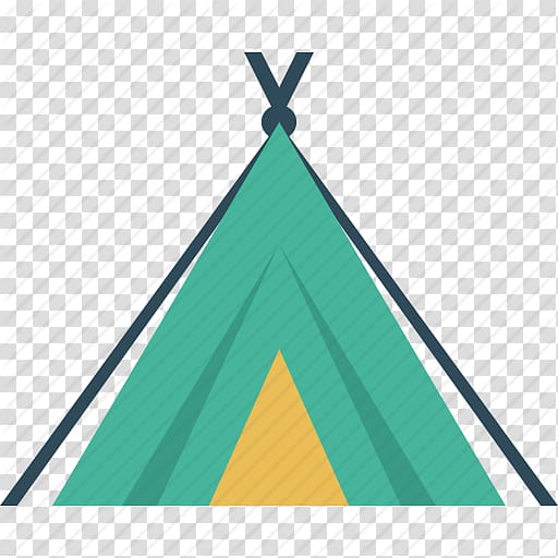 green and yellow teepee tent, Sand Mountain Tent Camping Computer Icons Outdoor Recreation, Free Svg Camping transparent background PNG clipart