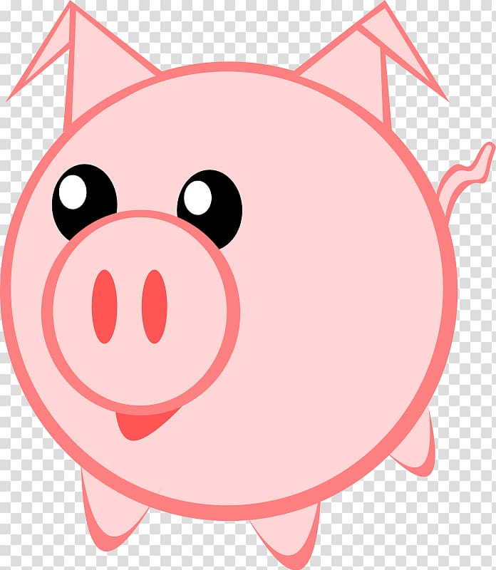 Domestic pig Cuteness , Pigs transparent background PNG clipart