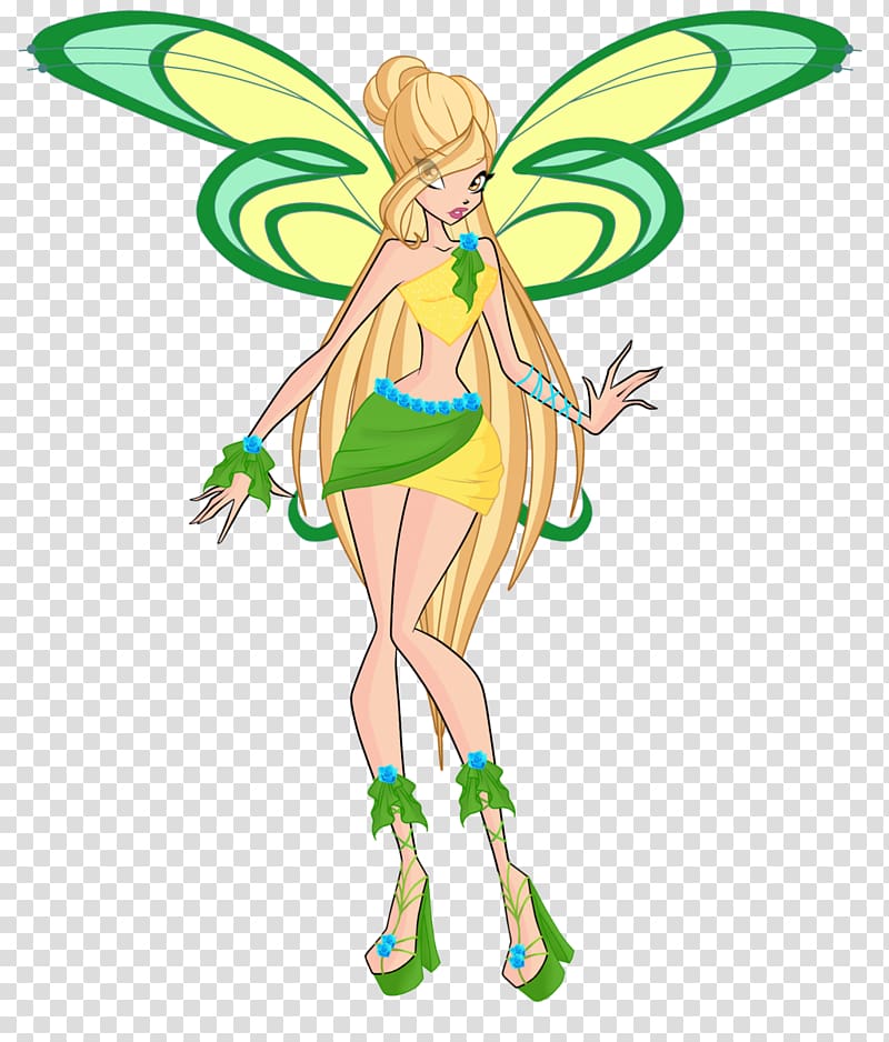 Bloom Fairy Winx Club, Season 7, in full bloom transparent background PNG clipart