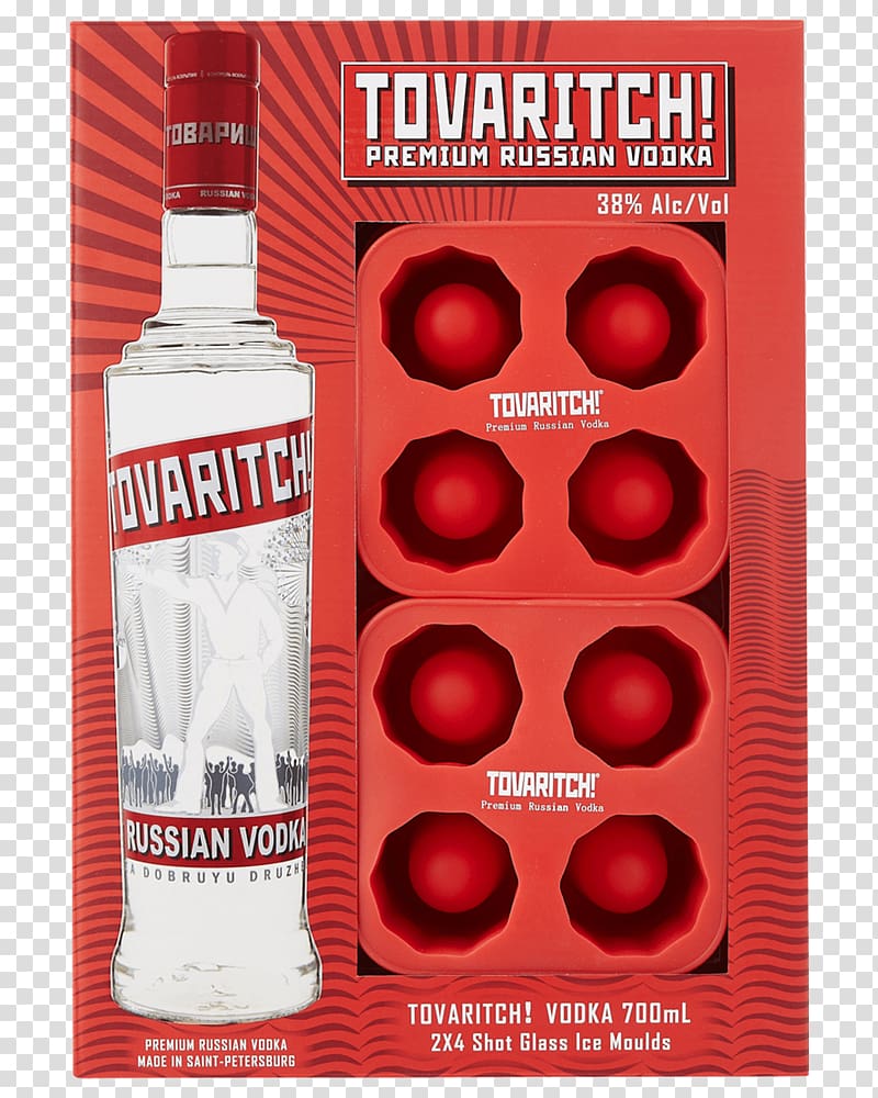 Liqueur Vodka Russian Standard Glass bottle, ice wine transparent background PNG clipart