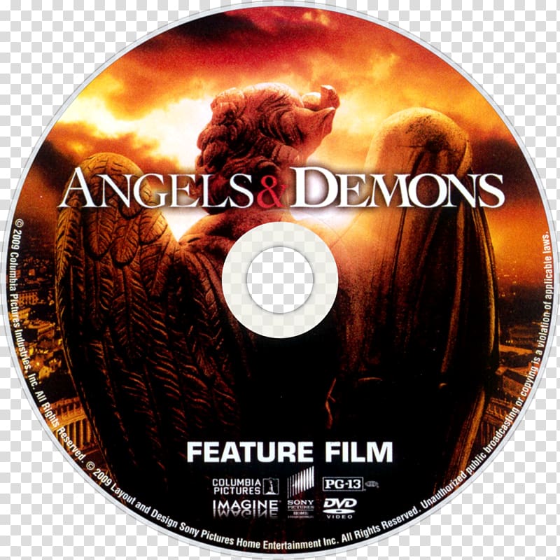 Angels & Demons DVD Compact disc Optical disc packaging STXE6FIN GR EUR, demon fanart transparent background PNG clipart