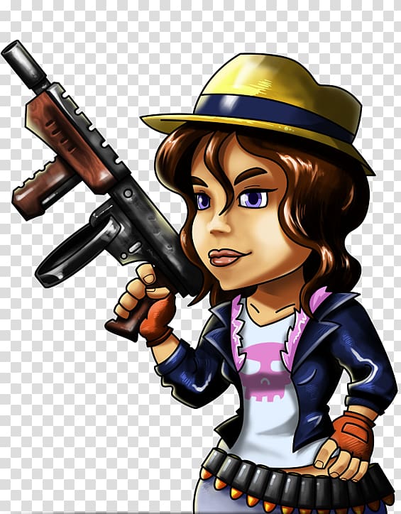 Cartoon Gun Mercenary Profession, Graal transparent background PNG clipart