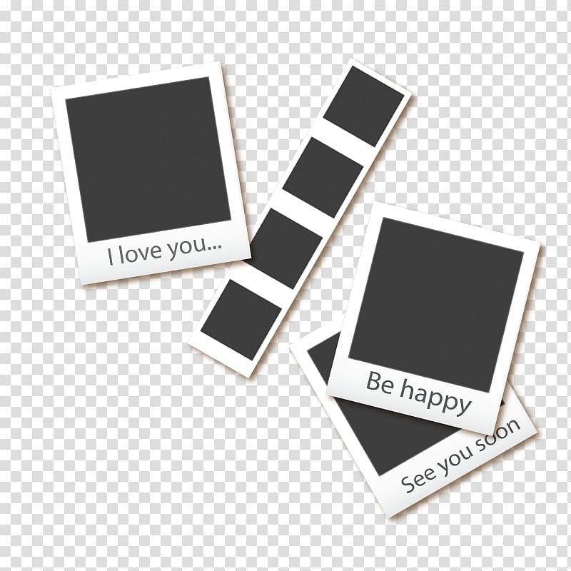 five with text, Polaroid Corporation graphic film Instant camera, Polaroid transparent background PNG clipart