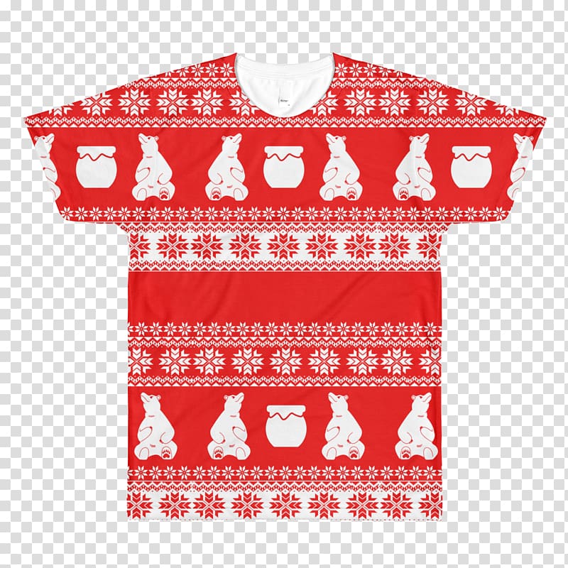 T-shirt Christmas jumper Christmas Day Sleeve, T-shirt transparent background PNG clipart