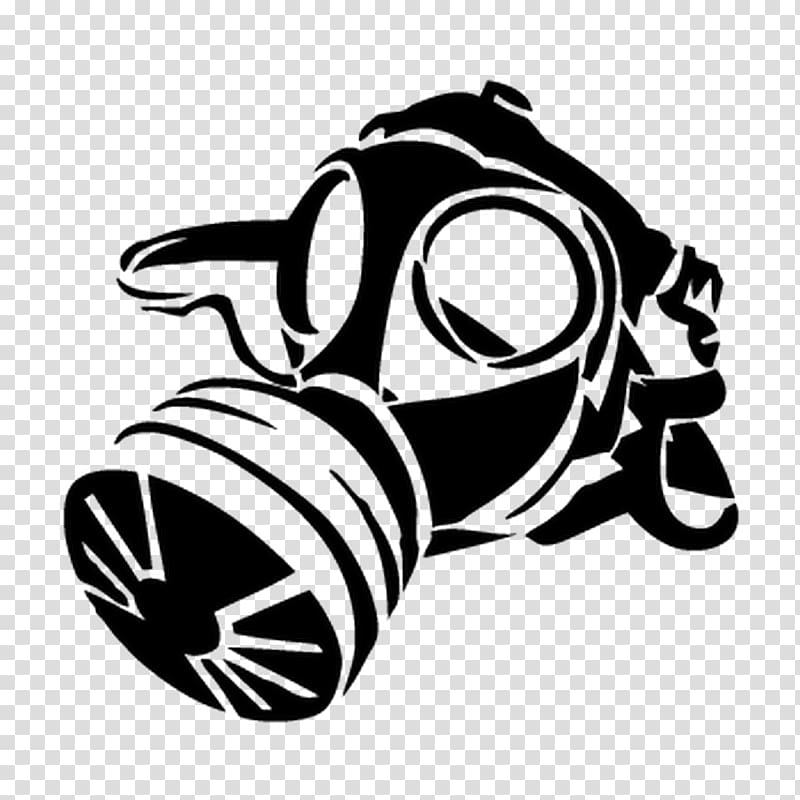 Decal Sticker Gas mask Car, gas mask transparent background PNG clipart
