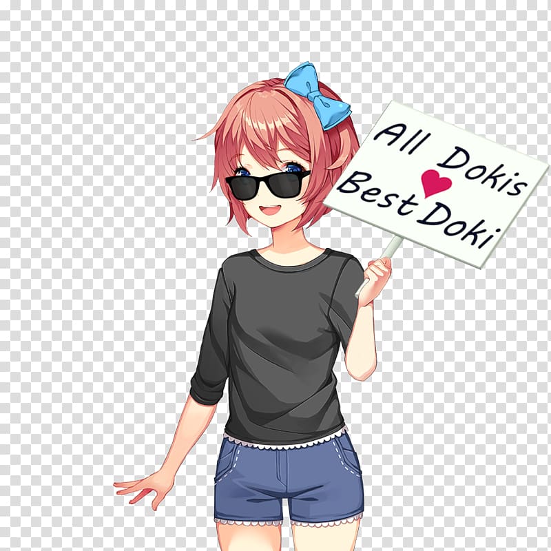 Doki Doki Literature Club! Team Salvato Sprite Video, Edit transparent background PNG clipart