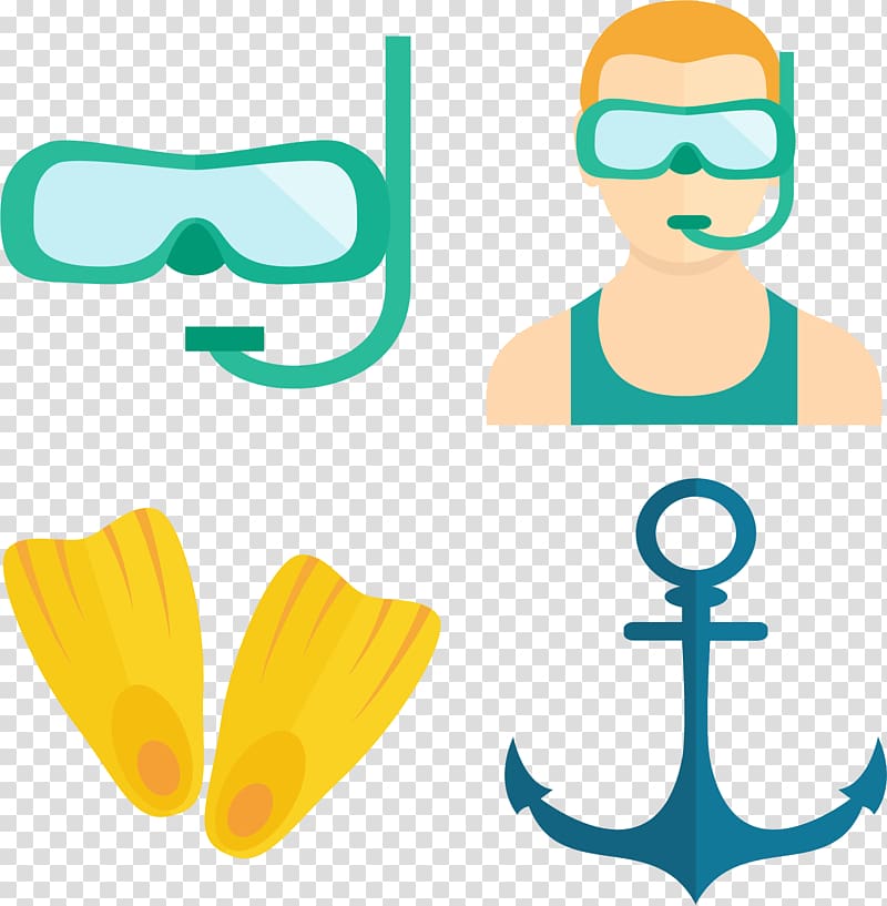 Underwater diving Free-diving Diving mask , Professional diving athlete transparent background PNG clipart