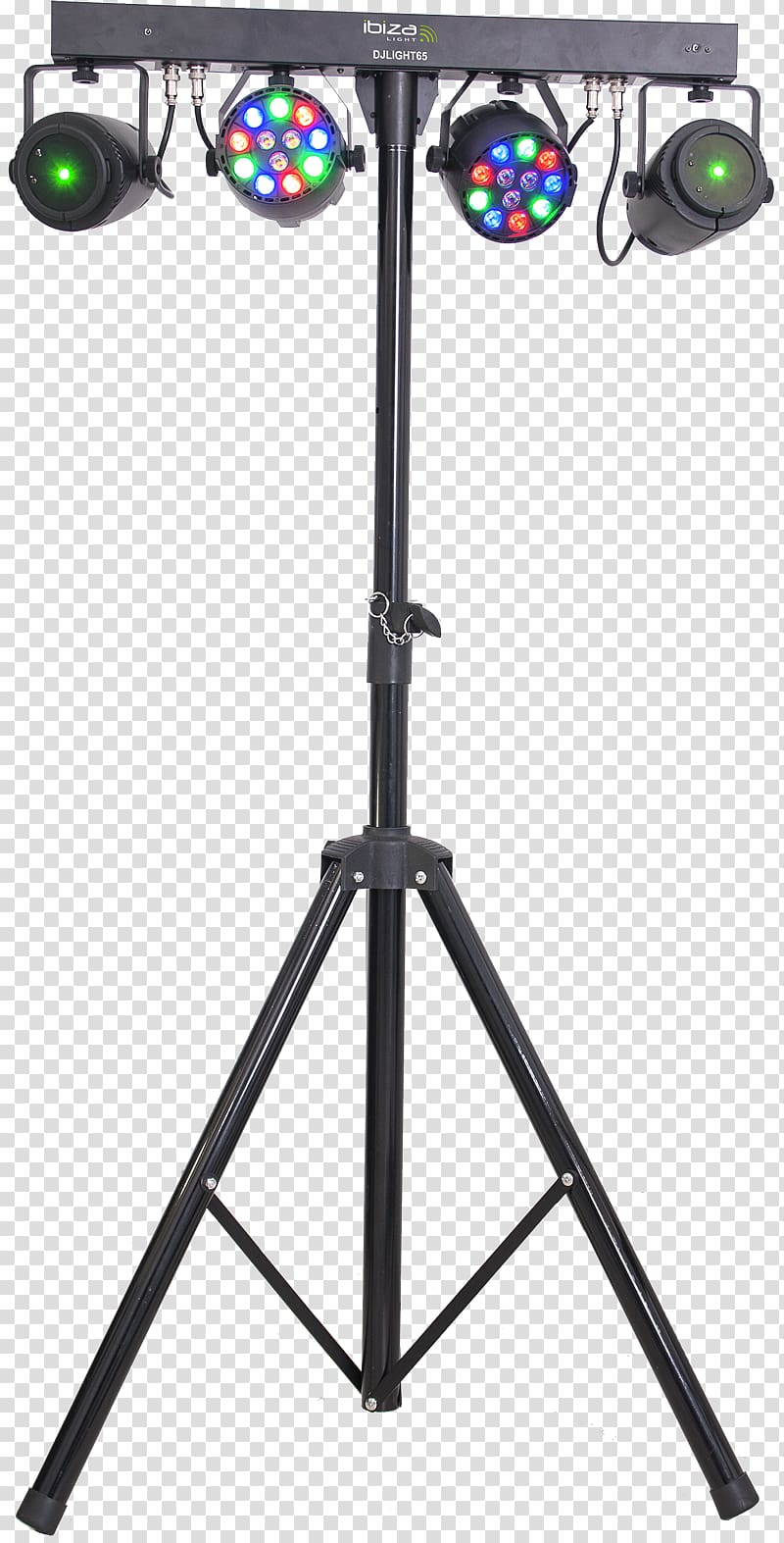 Parabolic aluminized reflector light DMX512 Stage lighting, light stand transparent background PNG clipart
