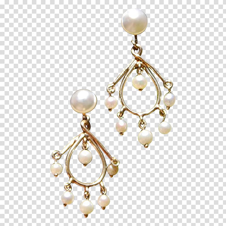 Pearl Earring Body Jewellery Gold, Jewellery transparent background PNG clipart