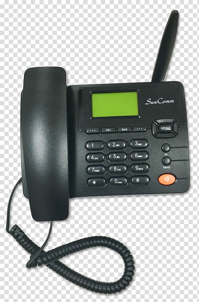 AT&T Trimline 210M Communication Telephone Caller ID, design transparent background PNG clipart