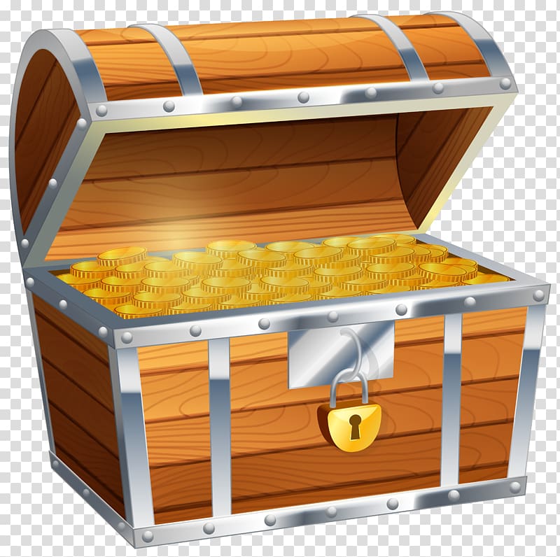 brown chest box illustration, Buried treasure Icon Chest, Treasure Chest transparent background PNG clipart