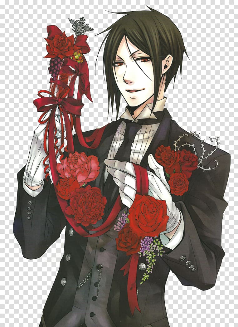 Sebastian Michaelis Ciel Phantomhive Black Butler Artworks 1 Art book, sebastian transparent background PNG clipart