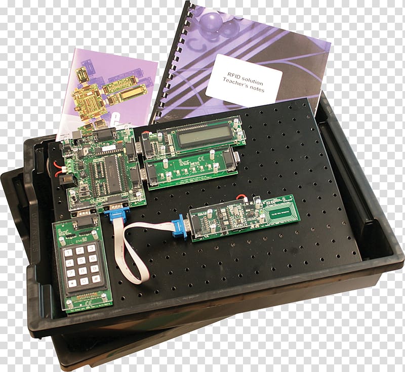 Microcontroller Electronics Electronic component Electronic engineering Network Cards & Adapters, Radiofrequency Identification transparent background PNG clipart