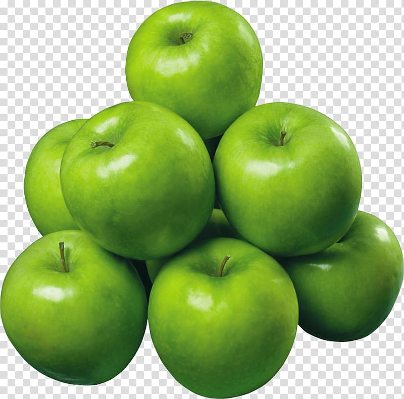 bunch of green apple fruits art, Apple Green Pile transparent background PNG clipart