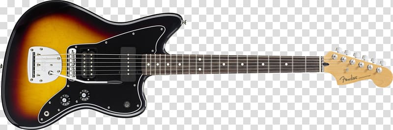 Fender Jazzmaster Fender Stratocaster Fender Jaguar Fender Telecaster Humbucker, electric guitar transparent background PNG clipart