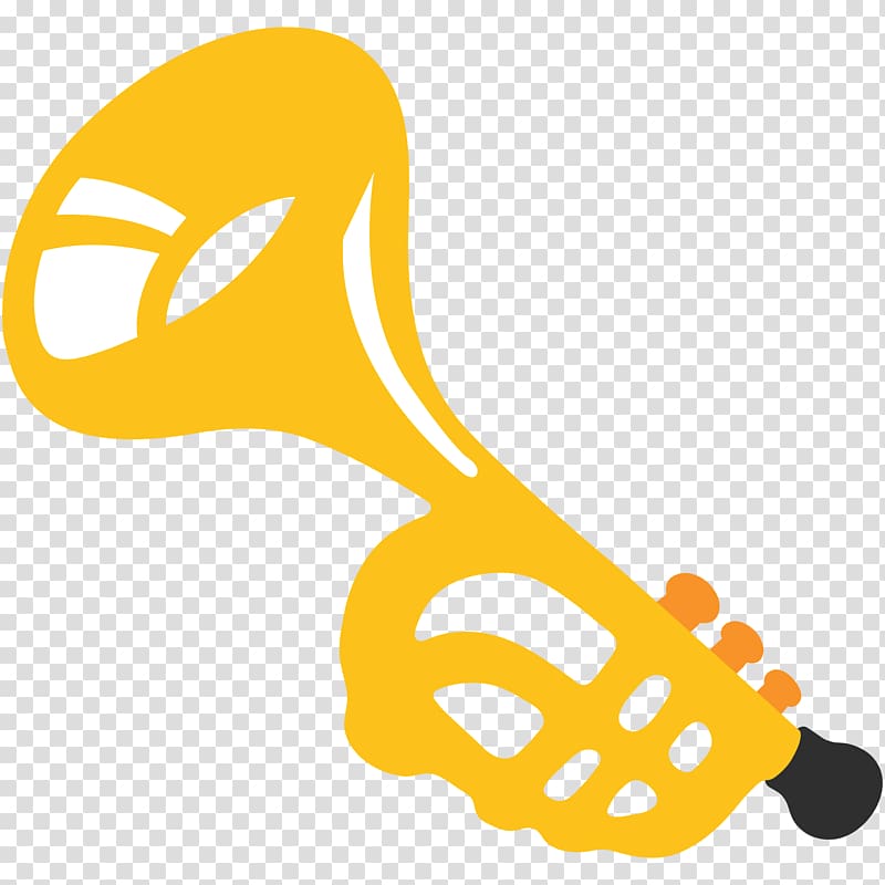 4 Pics 1 Word Emoji Trumpet SMS, Trumpet transparent background PNG clipart