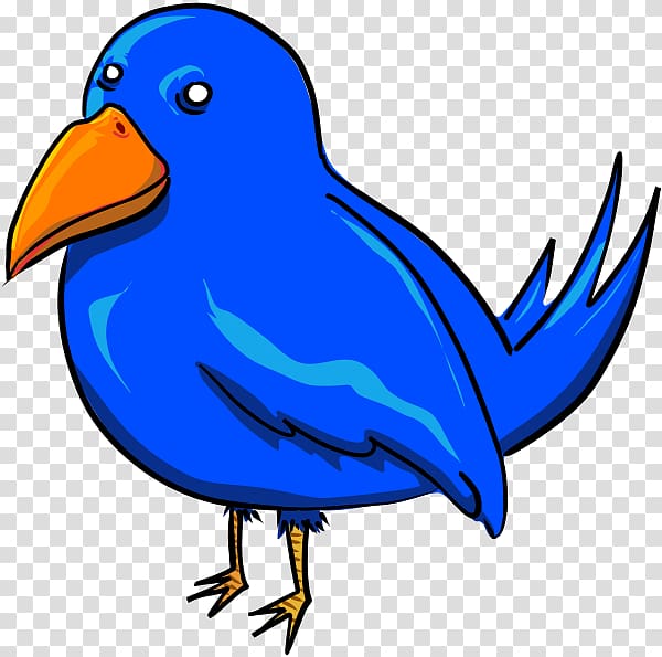 Word , blue bird transparent background PNG clipart