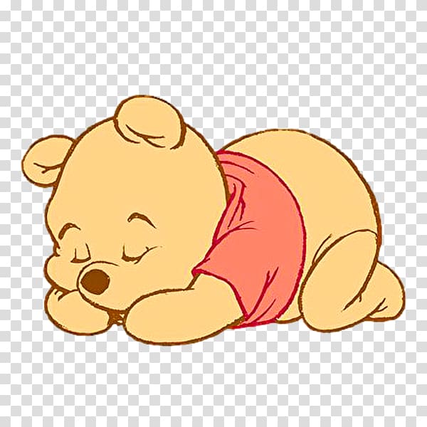 Winnie-the-Pooh Tigger Pooh and Friends Infant Sleep, winnie the pooh transparent background PNG clipart