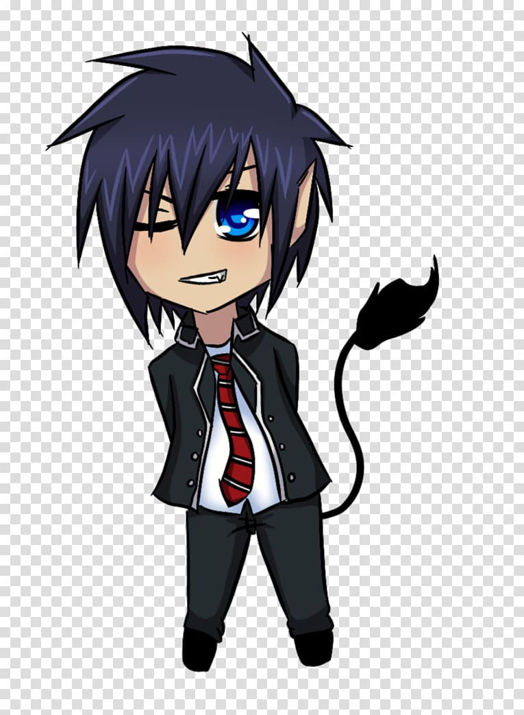 Rin Okumura Mangaka Chibi Blue Exorcist Anime, rin okumura chibi transparent background PNG clipart