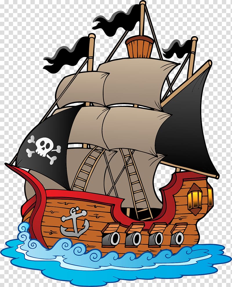 Piracy Ship, Ship transparent background PNG clipart