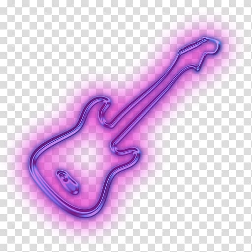 Electric guitar Guitarist Bass guitar Music, purple background transparent background PNG clipart