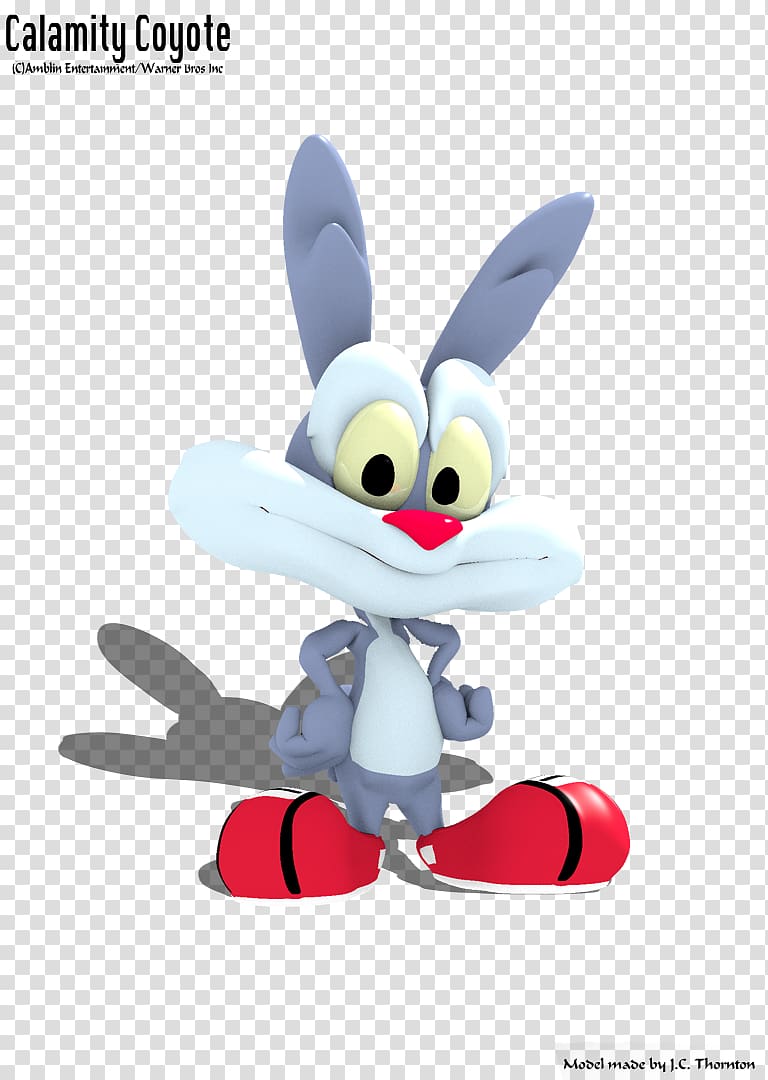 Buster Bunny Plucky Duck Furrball Cartoon Coyote, calamity transparent background PNG clipart