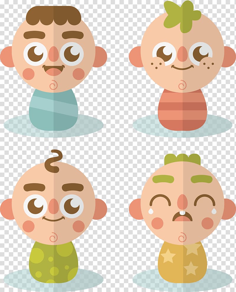 Crying Face Euclidean , Cute little baby expression transparent background PNG clipart