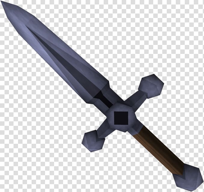 RuneScape Weapon Dagger Mithril Sword, dagger transparent background PNG clipart