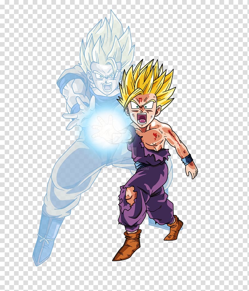 Gohan Goku Cell Kamehameha Super Saiyan, goku transparent background PNG clipart