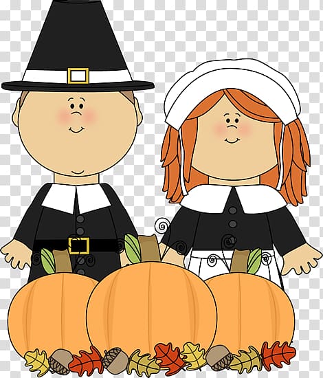 Pilgrims Boy Girl , Pilgrim transparent background PNG clipart