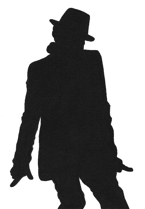 Michael Jackson Moonwalker Artistic Drawing of Hat and Glove Kids