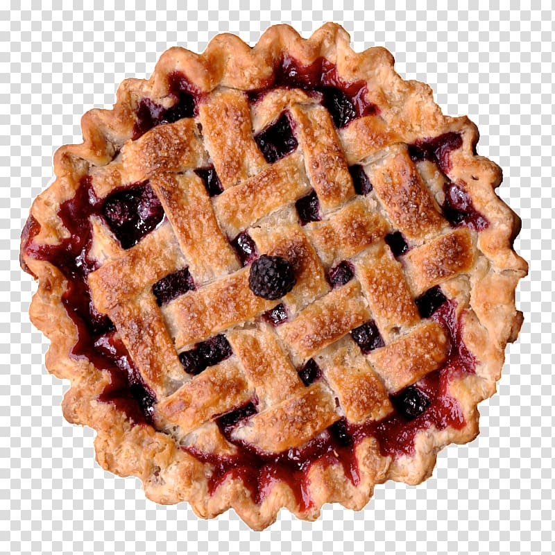 Blueberry pie Blackberry pie Rhubarb pie Apple pie Tart, floating chips transparent background PNG clipart