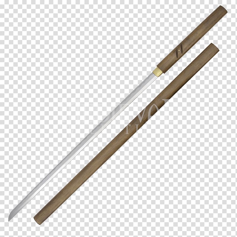 Zatoichi Shikomizue Sword Katana Samurai, Sword transparent background PNG clipart