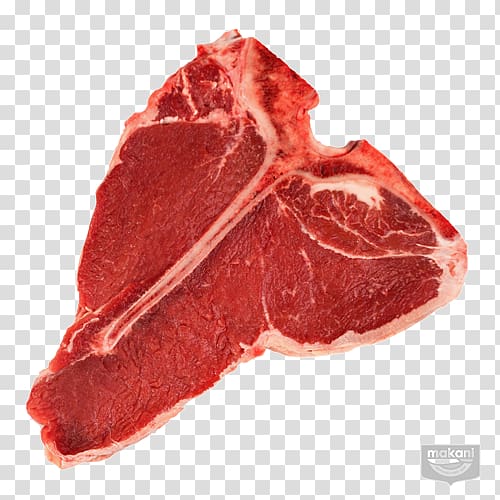 Ham T-bone steak Meat Veal, bones transparent background PNG clipart