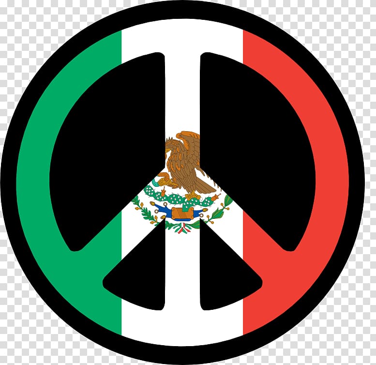 Peace symbols Rastafari World peace Sticker, Mexican Flag Free transparent background PNG clipart