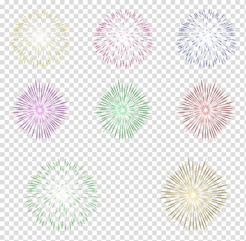 Petal Dahlia Pattern, Fireworks collection transparent background PNG clipart