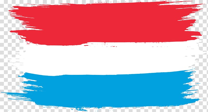 Flag of Luxembourg Flag of Luxembourg Brush, watercolor brush transparent background PNG clipart
