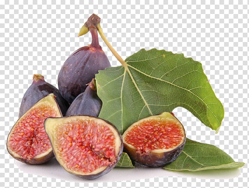 oval brown fruit, Common fig Fig leaf , fig leaf transparent background PNG clipart