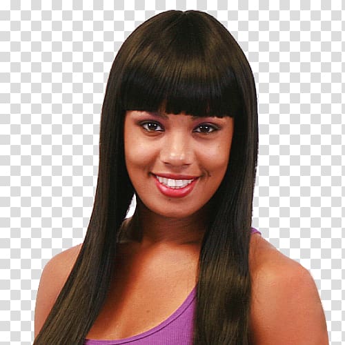 Wig Layered hair Step cutting Bangs, hair transparent background PNG clipart