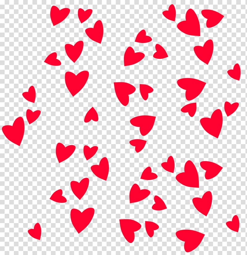 red heart illustration, Valentine's Day Heart , Valentines Day Hearts Decor transparent background PNG clipart