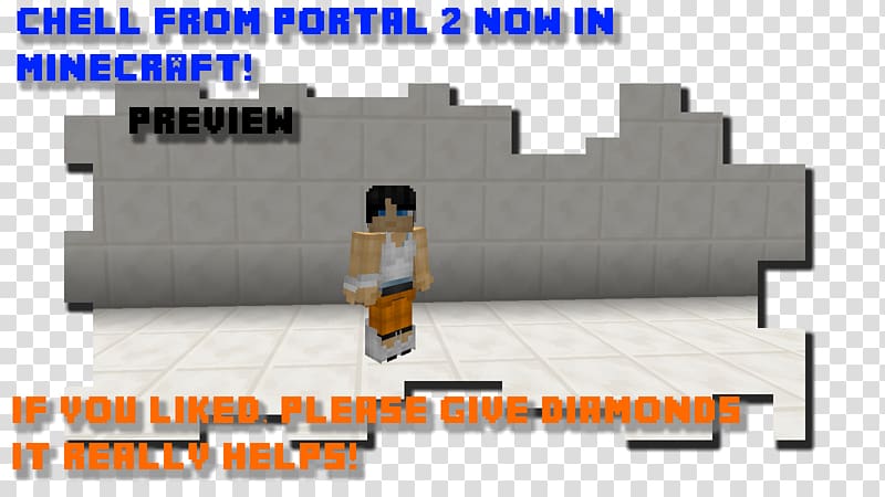 Minecraft: Pocket Edition Portal 2 Chell, others transparent background PNG clipart