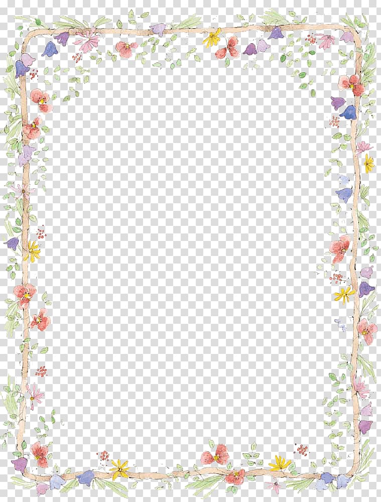 Border Flowers , border transparent background PNG clipart | HiClipart