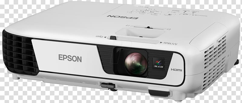 Multimedia Projectors 3LCD LCD projector Epson, Projector transparent background PNG clipart