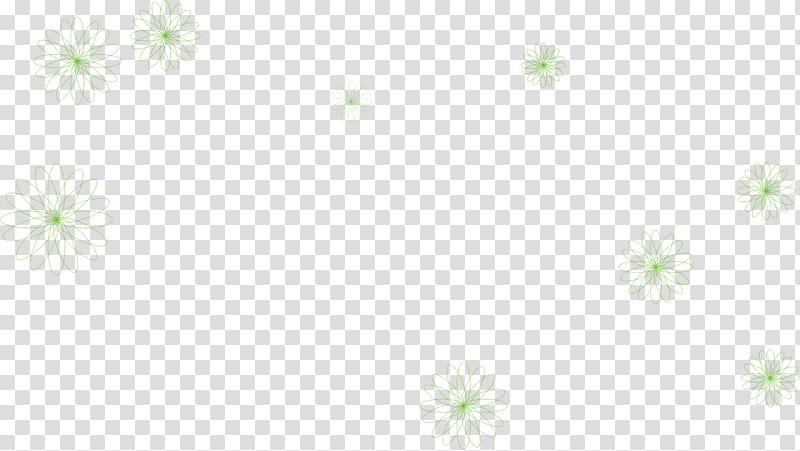 Petal Floral design Desktop Pattern, Floating green flowers transparent background PNG clipart