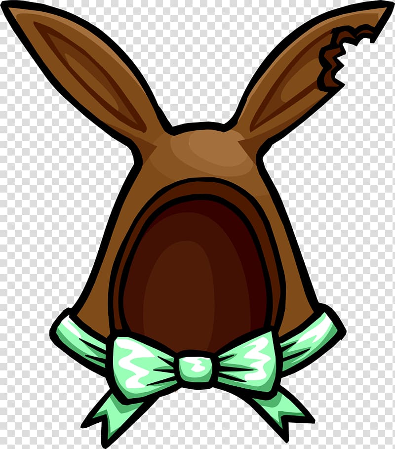 Club Penguin Island Easter Bunny Rabbit, ear transparent background PNG clipart