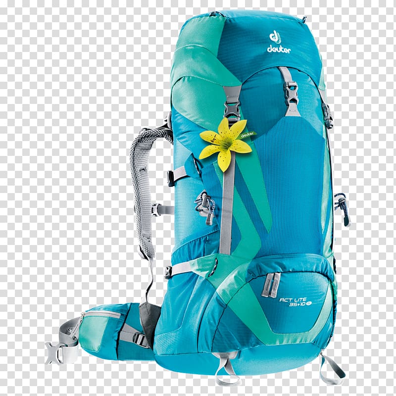 Deuter ACT Lite 40 + 10 Deuter Sport Backpacking Hiking, backpack transparent background PNG clipart