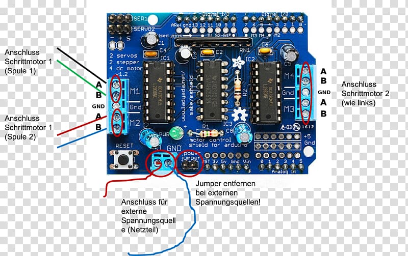 Arduino Motor controller DC motor Stepper motor H bridge, others transparent background PNG clipart